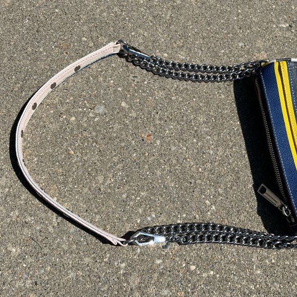 REBECCA MINKOFF — M.A.C. Crossbody Clutch (Multicolor) — Adjustable Chain Strap - Picture 4 of 11